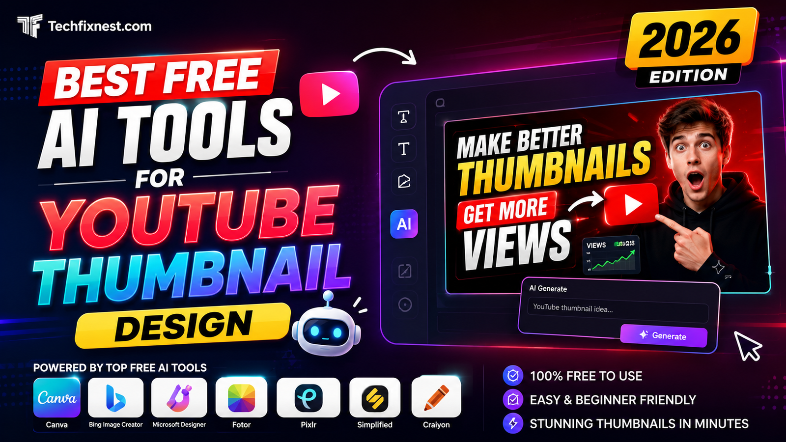 Before and after comparison of a YouTube thumbnail redesign