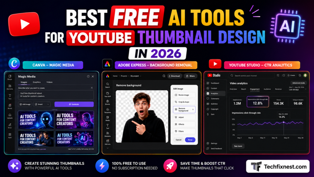 Canva Magic Media AI thumbnail generator interface