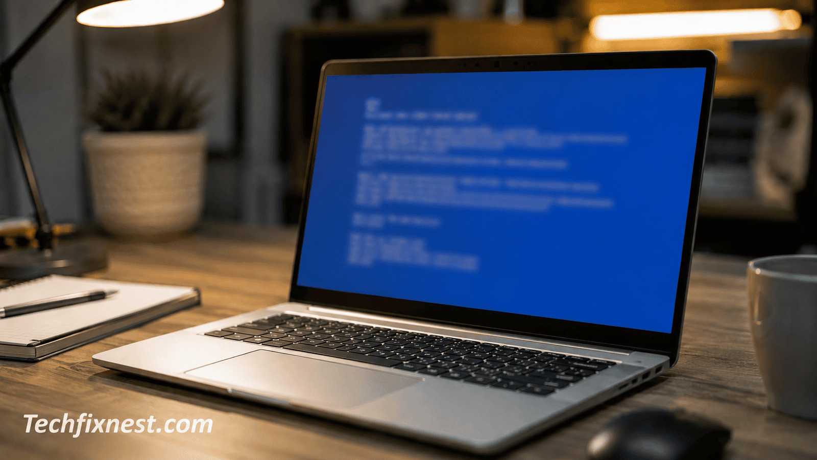 HP laptop showing Windows 11 blue screen error after June 2026 update