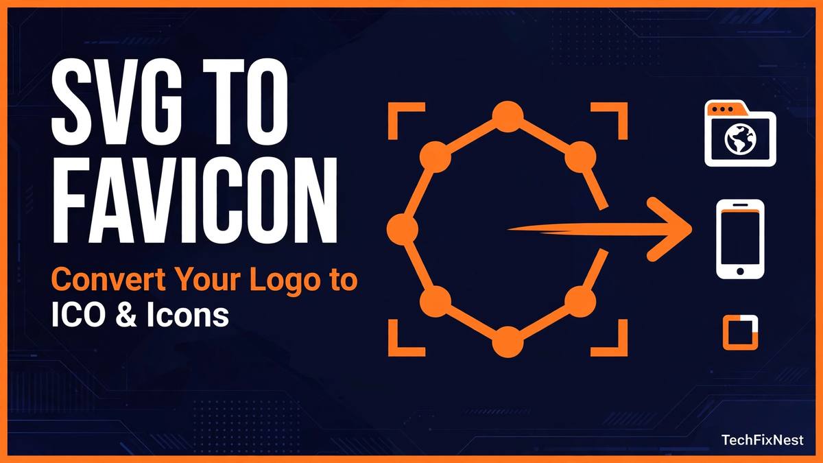 How to Convert an SVG Logo to a Favicon